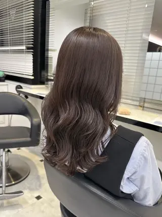 カラー 盛れる上質ワンホン ヘア🤍YUME🤍のヘアスタイル