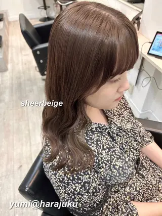 ミディアム カラー パーマ ヘアアレンジ メンズ ワット 原宿のヘアスタイル
