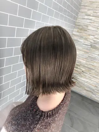 ショート レイヤー特化/小顔顔 周り/セノ/表参道のヘアスタイル