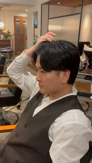 メンズ 河辺 璃久のヘアスタイル