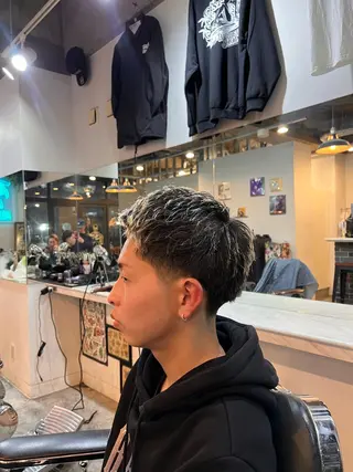 ショート メンズ East Side Barber Shop所属・門岡 一沙のヘアスタイル