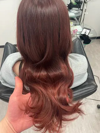 セミロング カラー 近藤 慧依のヘアスタイル