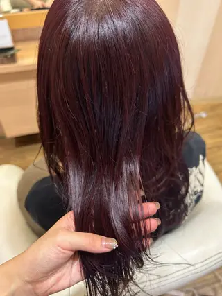 ミディアム カラー 前田 亜由美のヘアスタイル