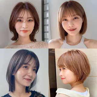 ショート 🍑暖色／レイヤー／ 真希🎀のヘアスタイル