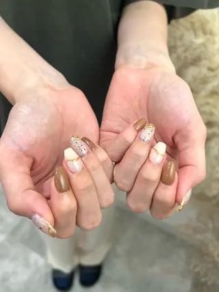 ネイル NAGISA🧁🎀 持ち込み⌇パラジェルのネイルデザイン