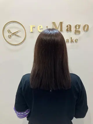 ミディアム カラー ヘアアレンジ キッズ 横浜関内髪質改善 re:Magoのヘアスタイル
