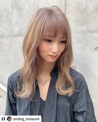 ロング カラー box mico. mutsumiのヘアスタイル