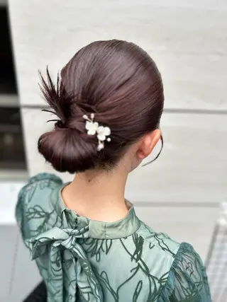 ミディアム 山下 朋哉のヘアスタイル