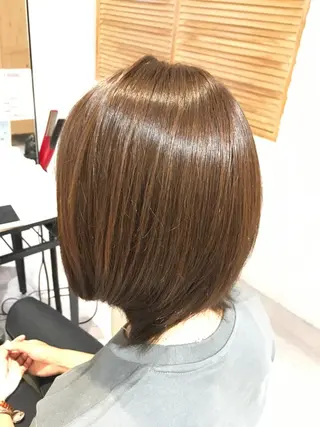 ミディアム カラー 金子 富士のヘアスタイル