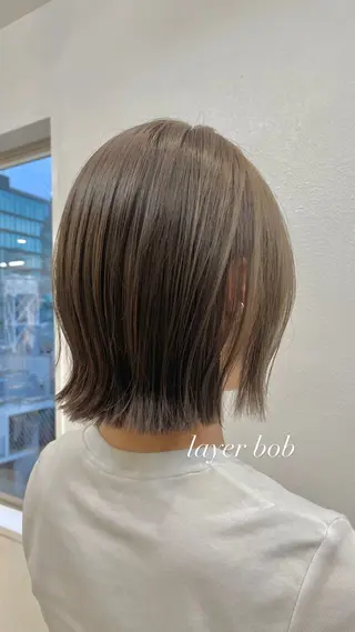 ショート ♡レイヤー/ボブ 透明感/うらら♡のヘアスタイル
