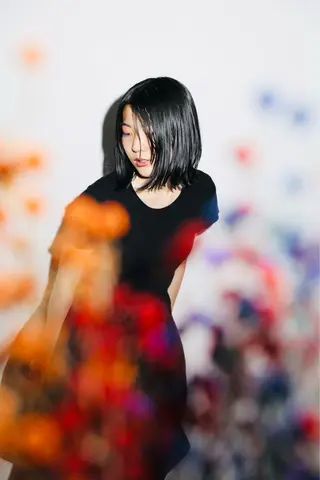 ミディアム 加藤 瑠彩のヘアスタイル