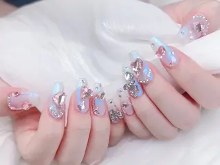 ネイル M🌷nail 長さだし専門店のネイルデザイン