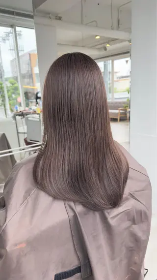 ロング カラー テラモト カズヨシのヘアスタイル