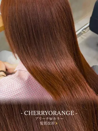 ロング カラー 赤みなし ×透明感🫧YUNAのヘアスタイル
