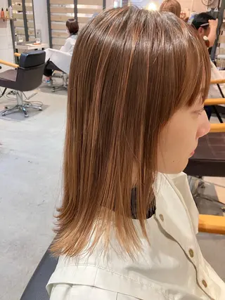 セミロング ⭐️こもだ⭐️ ⭐RISEHAIR⭐のヘアスタイル