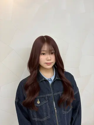 ロング カラー HASHI AYAKAのヘアスタイル