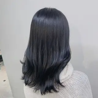 セミロング カラー 🪄池袋ハイトーン 🪄ブリーチカラーのヘアスタイル