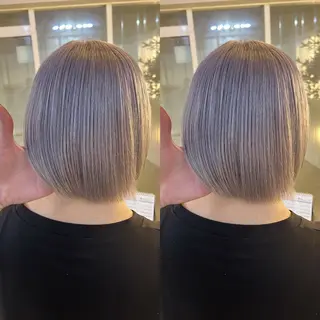 ミディアム カラー yoriダブルカラー 代表すがわらのヘアスタイル