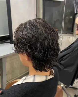カラー パーマ メンズ メンズカット🐺 パーマ特化🔥舜のヘアスタイル