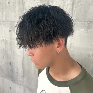 パーマ メンズ racil by rest plus所属・ryuto/ブリーチ /髪質改善カラーのヘアスタイル