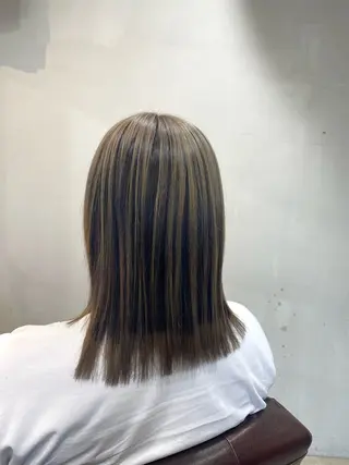 ミディアム 伊藤 実悠/豊橋/ 髪質改善カラーのヘアスタイル