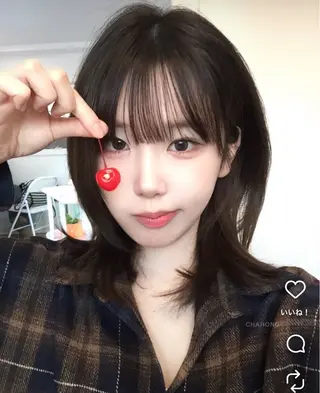ミディアム 韓国ボブ/ハッシュ カットKIRAのヘアスタイル