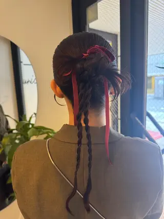 ヘアアレンジ 内沼 恵留菜のヘアスタイル