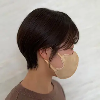 ショート 顔周りカット/透明感 カラー🤍大塚蛍のヘアスタイル