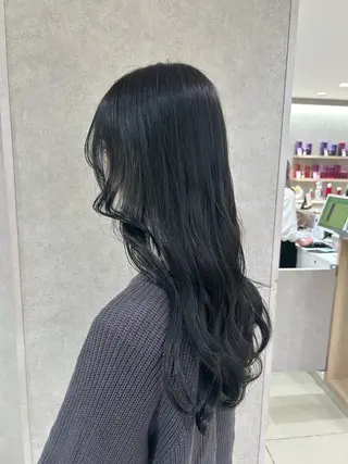 ロング カラー ⟡.·韓国ヘア*.゚ 室岡 咲希のヘアスタイル