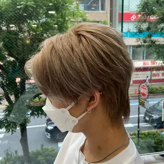 カラー メンズ Luce 杉本のヘアスタイル