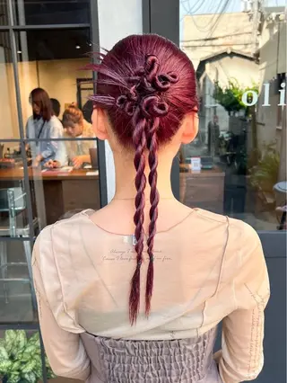 ロング 野々村 朋美のヘアスタイル