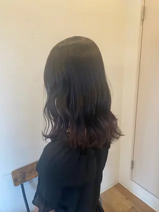 セミロング TELA HAIR 岩槻　高梨のヘアスタイル