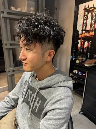 ショート パーマ メンズ 似合う髪型が 分からない方へのヘアスタイル