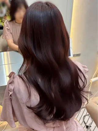 ロング ゆうか♡⟡.· 韓国ヘアのヘアスタイル