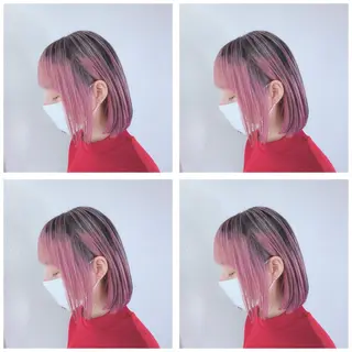 ショート カラー 似合わせ/ブリーチ カラー.岡田友仁のヘアスタイル