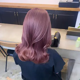 セミロング カラー 韓国風レイヤーカット 🍒サンジキ アカリのヘアスタイル