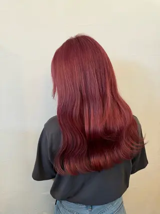 ロング カラー 蓮田 好良のヘアスタイル