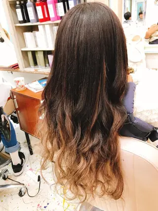 ロング カラー 💘カラー人気No. 1💘SAYAのヘアスタイル