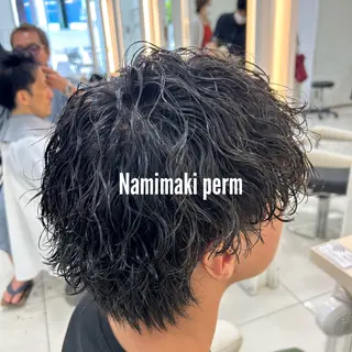 パーマ メンズ垢抜け/トータ ルプロデュース/大丸のヘアスタイル