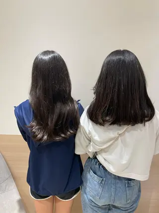 ミディアム 天野 瑠真のヘアスタイル