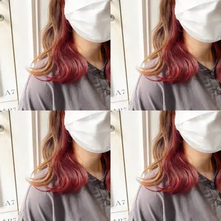 ロング カラー あさだ しゅうたろうのヘアスタイル
