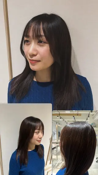ロング カラー GRANDTRUTH 市川店長瀬叶翔のヘアスタイル