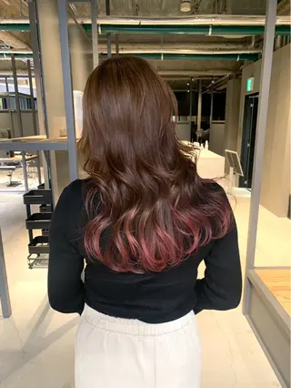 ロング カラー ALBUM ୨୧のヘアスタイル