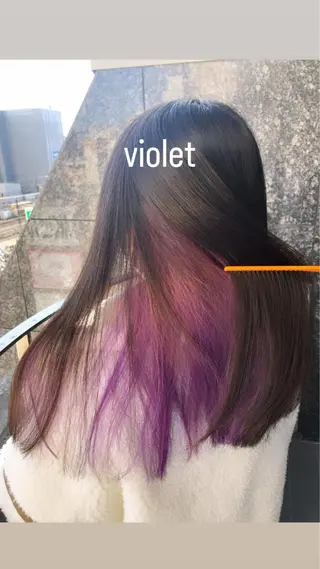 セミロング カラーアンドケアリタ kitamuuuのヘアスタイル