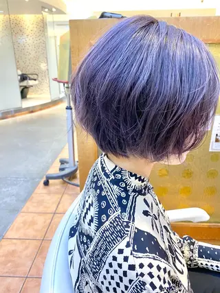 ショート カラー ✨髪質改善専門店✨ QOLU✨のヘアスタイル