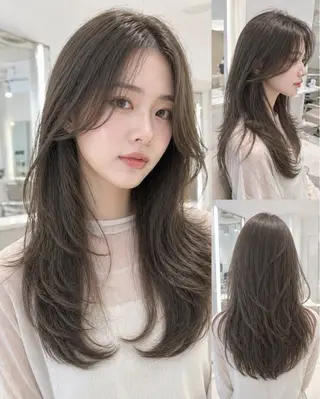 ミディアム カラー Ameri/髪質改善 /韓国ヘア🇰🇷のヘアスタイル