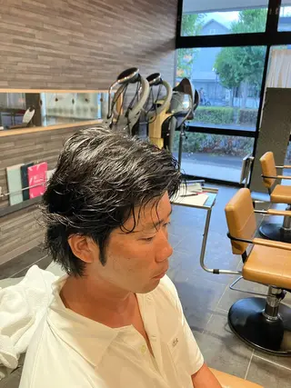 パーマ メンズ 谷口 莉々葵のヘアスタイル