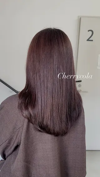 ミディアム カラー やました りんのヘアスタイル