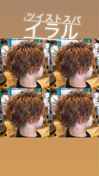 パーマ メンズ 神山 大樹✂︎宇都宮江曽島のヘアスタイル