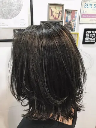 ミディアム Luuna hair loungeのヘアスタイル